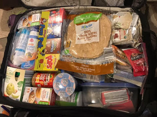 travel food luggage