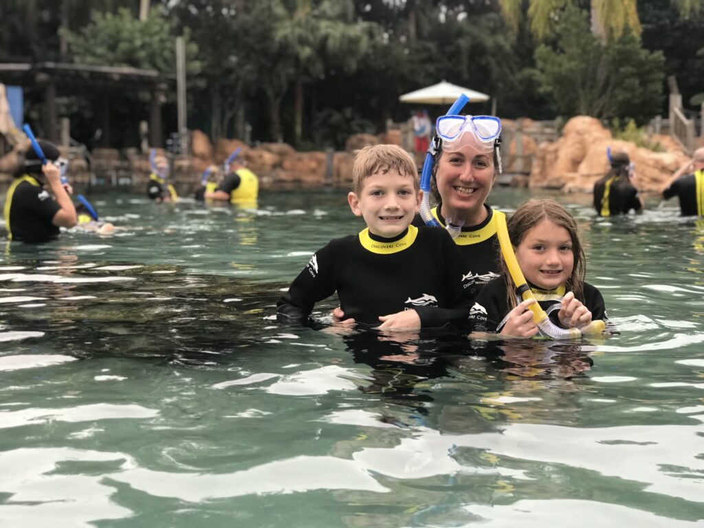 Discovery Cove Itinerary with Kids and Dolphin Experience